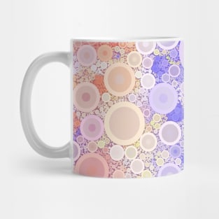 Colorful Groovy Pastel Boho Bubble Pattern Mug